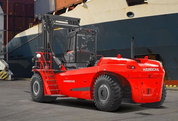 XE NÂNG DẦU 48 TẤN DÒNG X HANGCHA – GIẢI PHÁP NÂNG HẠ SIÊU TRỌNG CHO CẢNG BIỂN & KHU CÔNG NGHIỆP bền