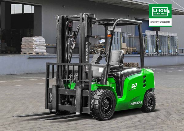 Xe Nâng Điện Lithium 5 Tấn Dòng X Hangcha Cao Cấp, Bảo Hành 6 Năm Giá Tốt