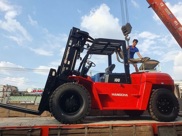 Xe Nâng Dầu 10 Tấn Dòng A Hangcha CPCD100-AG17 Bền Bỉ