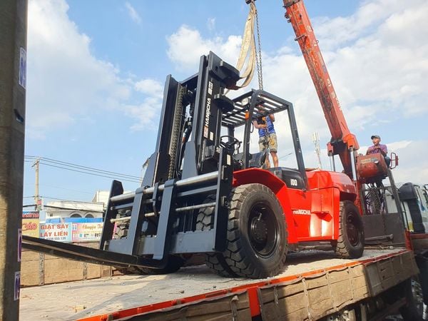 Xe Nâng Dầu 10 Tấn Dòng A Hangcha CPCD100-AG17 Giá Mềm