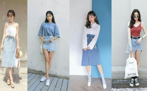 👗 Gợi ý 10 cách phối đồ với chân váy jeans mùa hè 2026