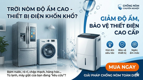 Tủ lạnh bị ra mồ hôi, đọng hơi nước? Nguyên nhân và cách khắc phục