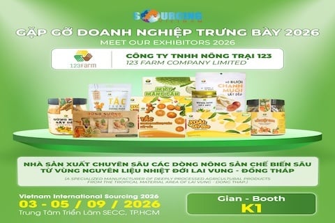 🌿 123 FARM THAM GIA HỘI CHỢ QUỐC TẾ VIETNAM INTERNATIONAL SOURCING 2026 🌿