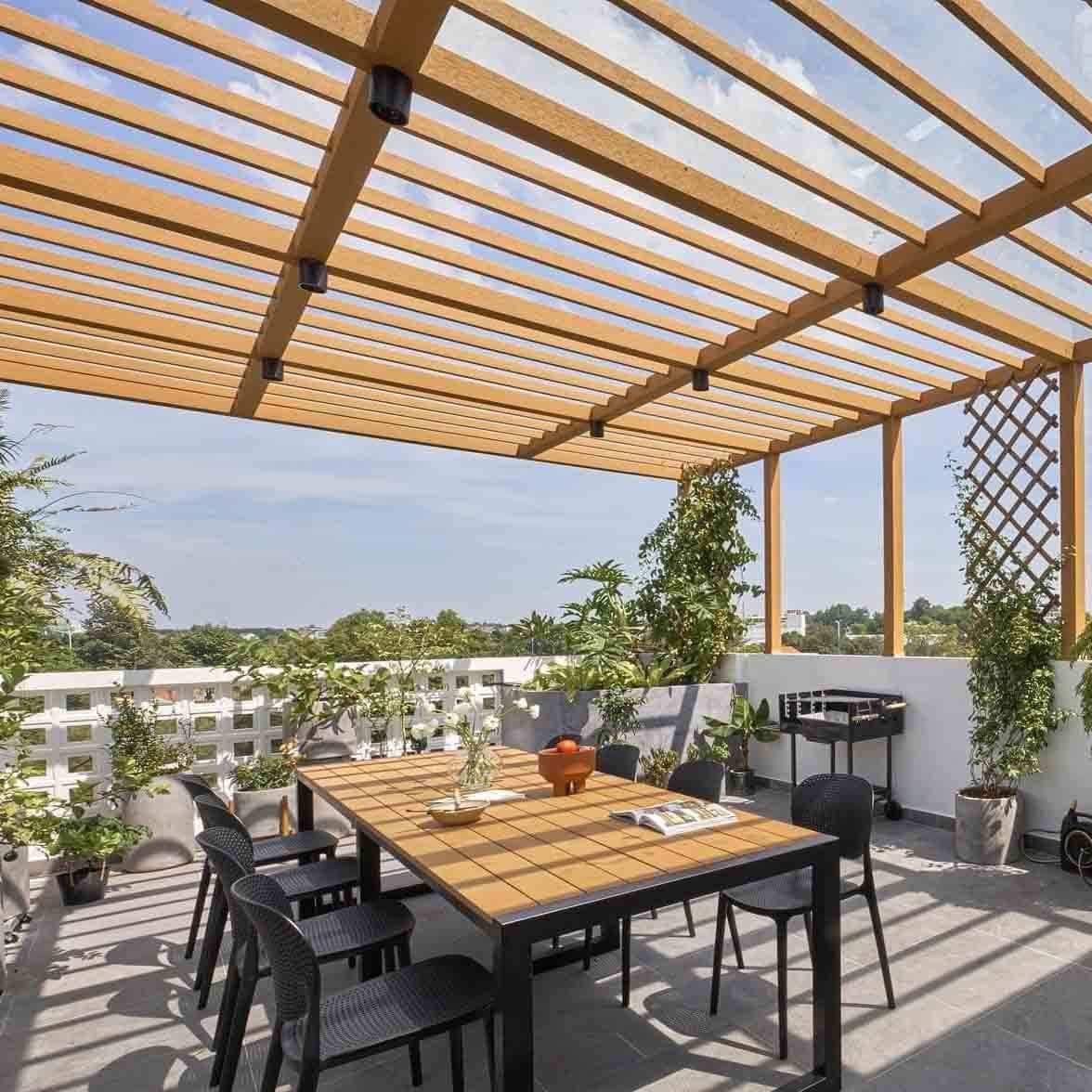 30 mẫu giàn hoa Pergola ấn tượng nhất 2026