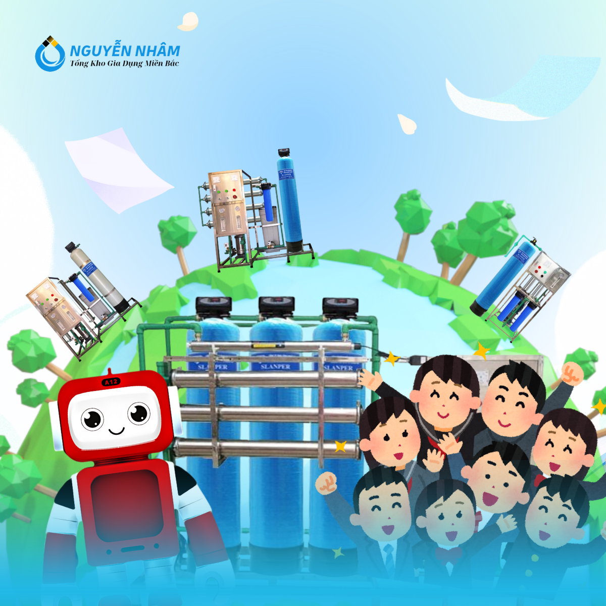 Top 5 Bộ Lọc Tổng RO Cho Trường Học – Quà Tặng Tri Ân 20/11