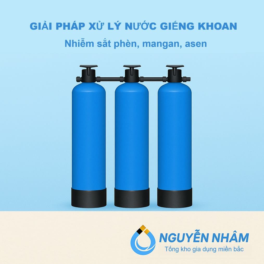 Hệ Thống Lọc Nước Giếng Khoan Toàn Diện - Giải Pháp Tối Ưu Cho Nước Nhiễm Sắt, Mangan, Asen
