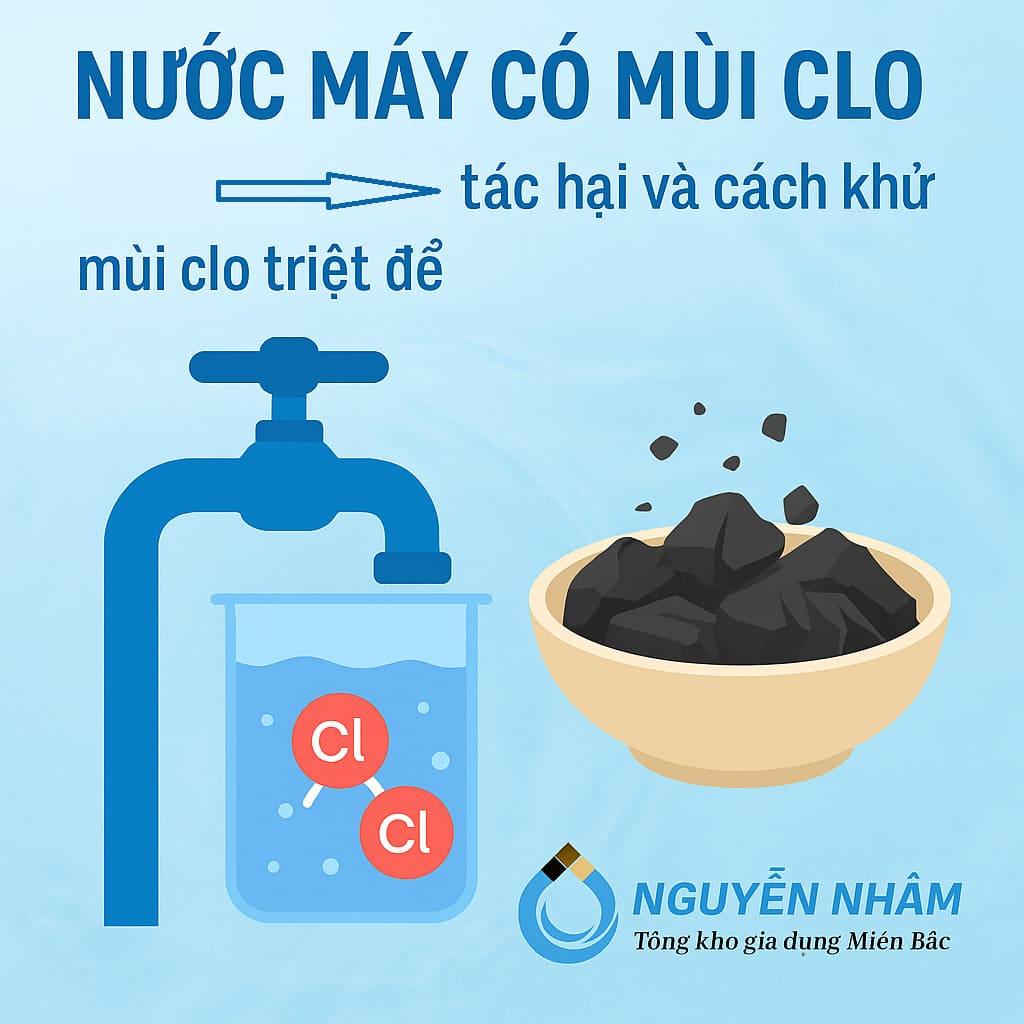 Nước Máy Có Mùi Clo - Nguyên Nhân, Tác Hại Và Cách Khử Mùi Clo Triệt Để