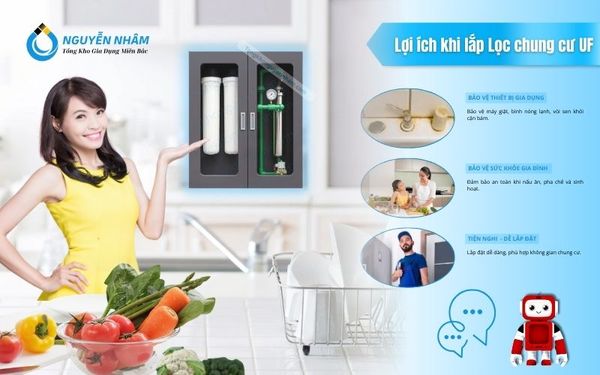 Lợi ích khi dùng lọc tổng chung cư UF 3000L