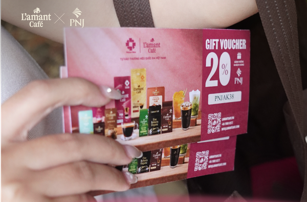 L'AMANT CAFÉ X PNJ: KHI HƯƠNG VỊ CÀ PHÊ HỮU CƠ GIAO THOA CÙNG GIÁ TRỊ LẤP LÁNH