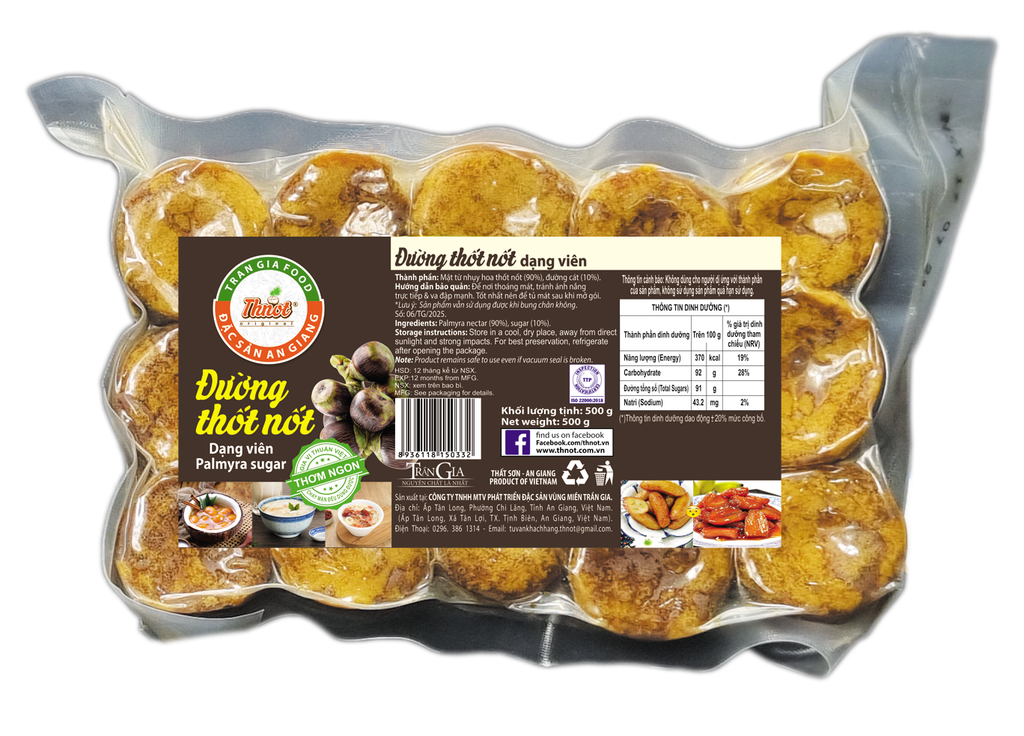 Đường Thốt Nốt Dạng Viên – Ký Ức Ngọt Ngào Trong Một Viên Đường