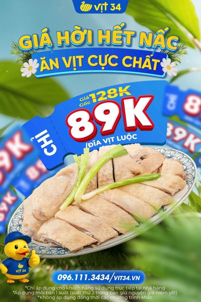 GIÁ HỜI HẾT NẤC – ĂN VỊT CỰC CHẤT