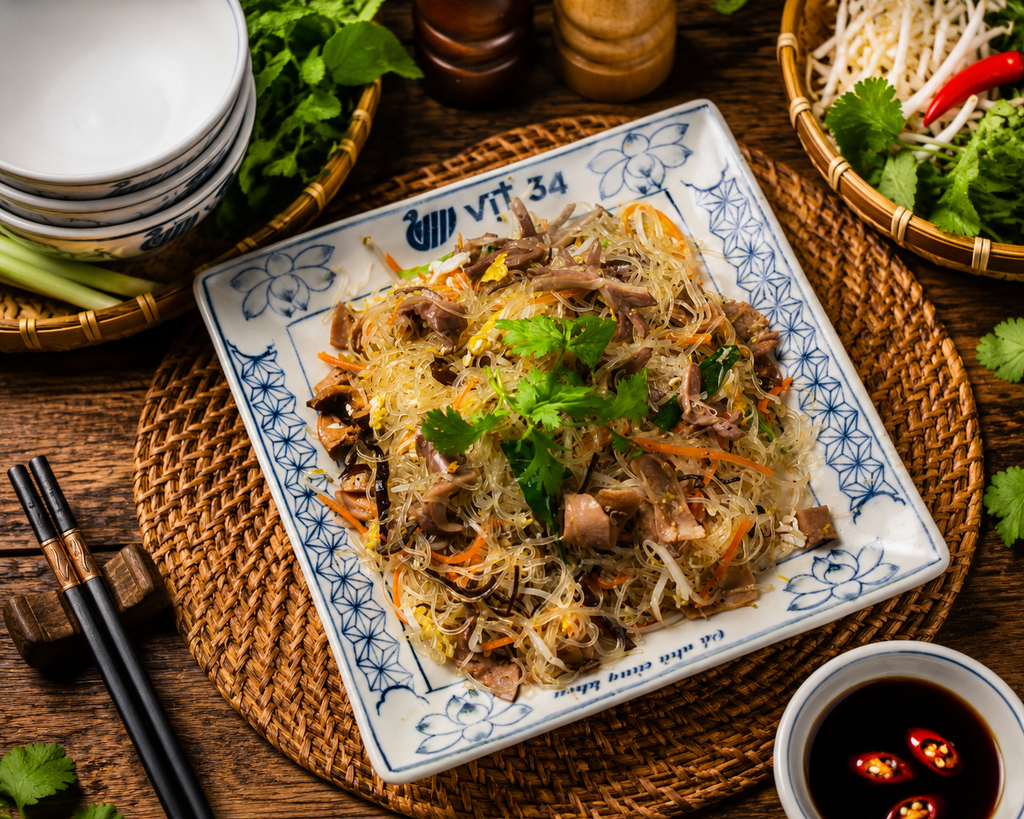 CÁCH LÀM MIẾN XÀO LÒNG MỀ THƠM NGON, ĐẬM ĐÀ HẤP DẪN