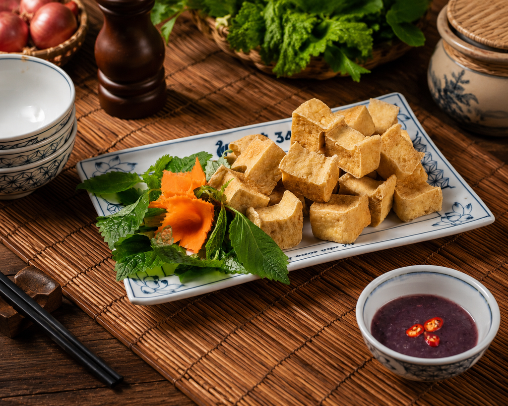 CÁCH LÀM ĐẬU PHỤ CHIÊN GIÒN VÀNG RUỘM, THƠM NGON TẠI NHÀ