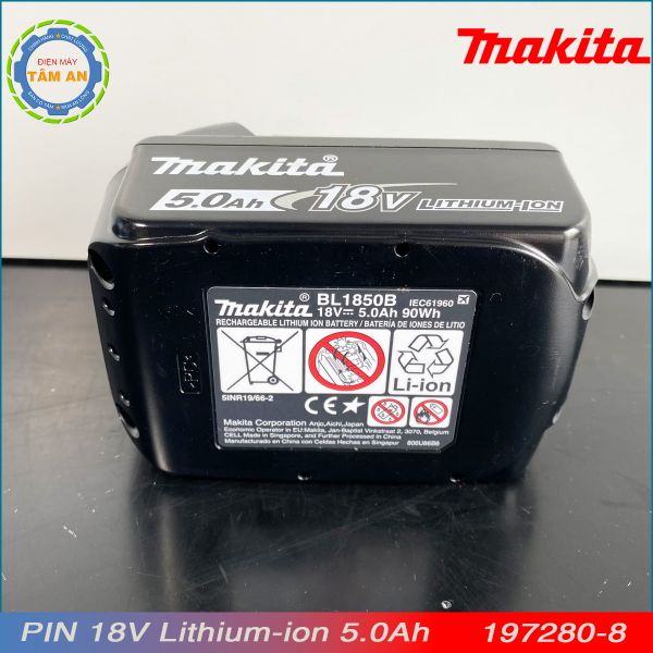 COMBO Máy hút bụi DCL180Z PIN 5.0Ah, SẠC DC18WC, Chân đứng máy hút bụi