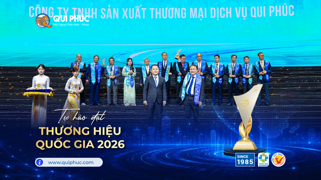 QUI PHÚC TỰ HÀO ĐẠT THƯƠNG HIỆU QUỐC GIA 2026
