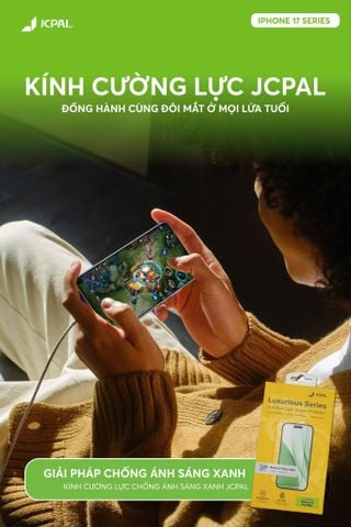 Khám phá công nghệ chống ánh sáng xanh thế hệ mới trên cường lực JCPAL