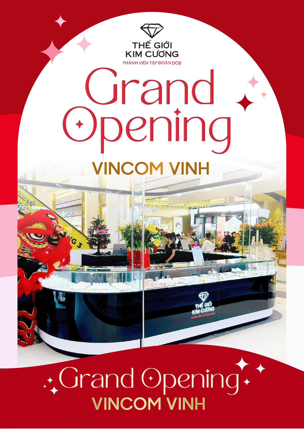 KHAI TRƯƠNG THẾ GIỚI KIM CƯƠNG – VINCOM PLAZA VINH