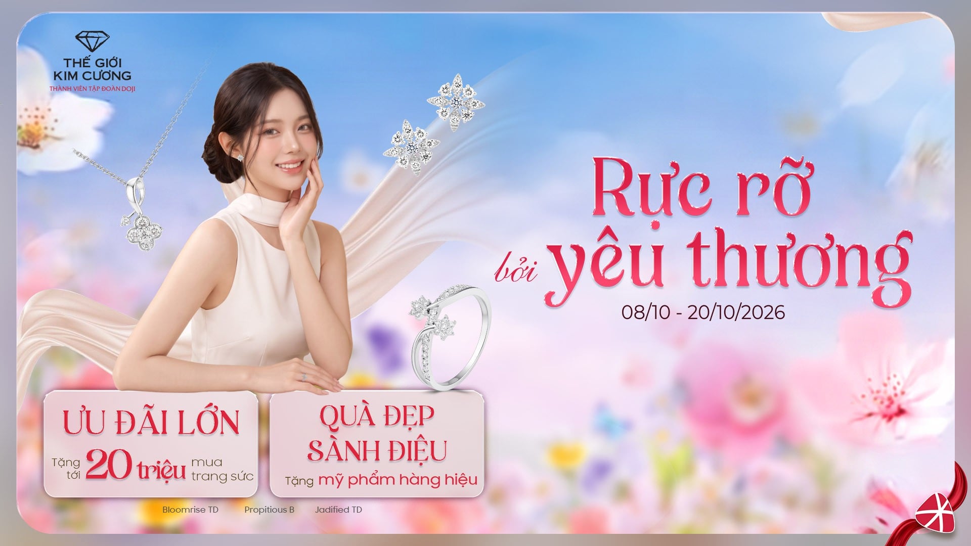 THÁNG 10 - RỰC RỠ BỞI YÊU THƯƠNG CÙNG THẾ GIỚI KIM CƯƠNG