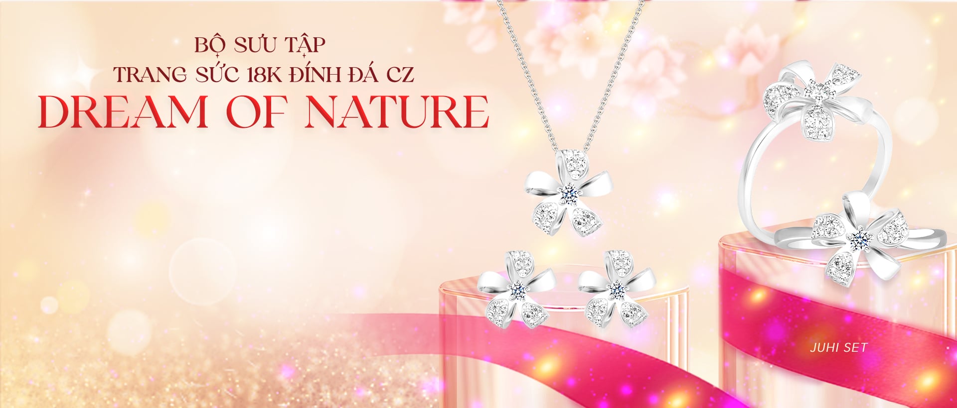 Trang Sức 18K Đính Đá CZ - Dream of Nature