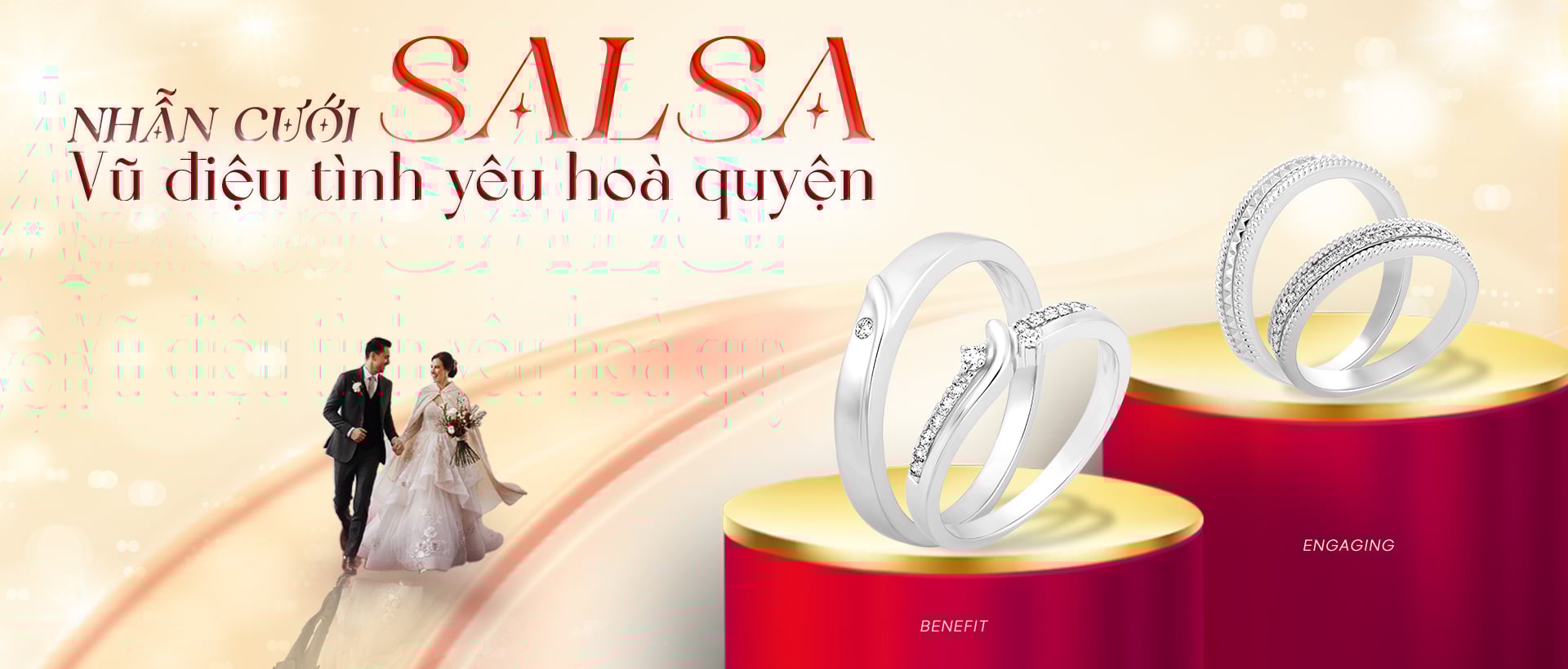 Nhẫn cưới Salsa