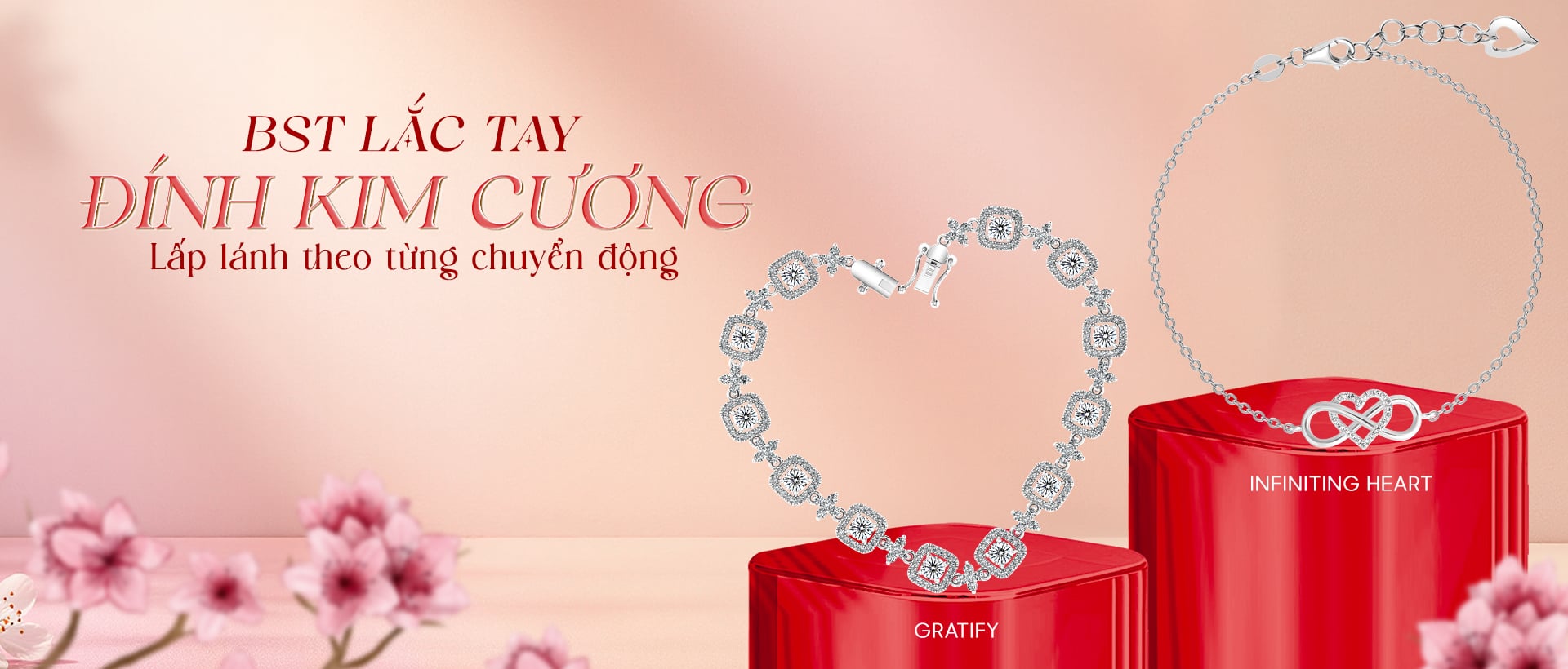 Trang Sức Kim Cương Phổ Thông - Lắc Tay