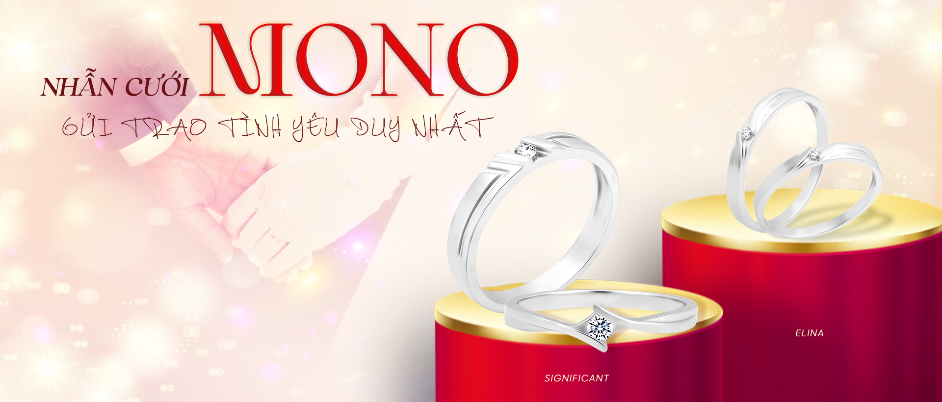 Nhẫn cưới Mono