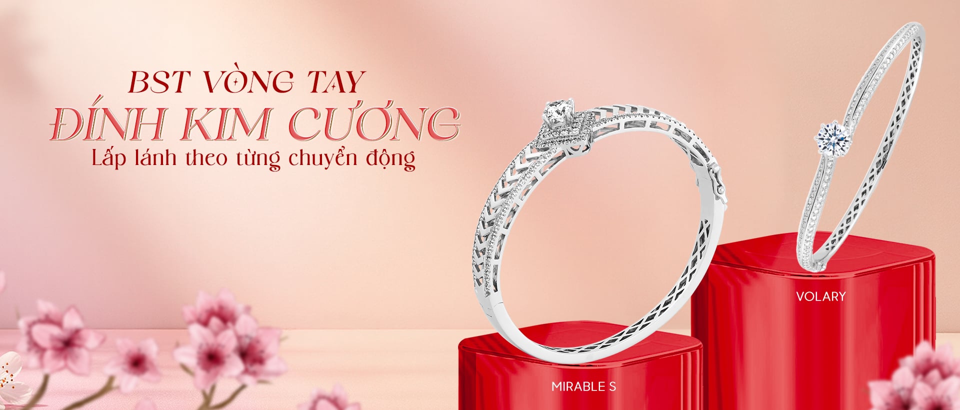 Trang Sức Kim Cương Phổ Thông - Vòng Tay