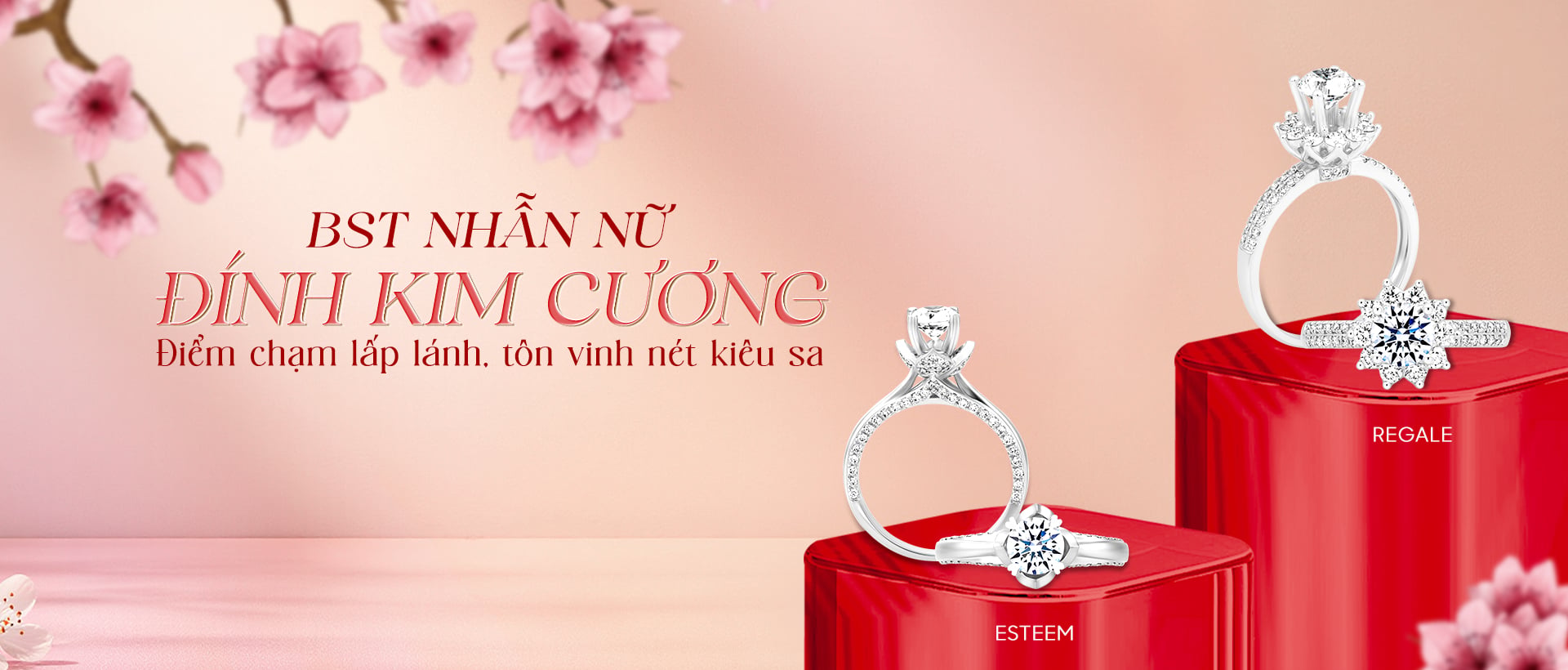 Trang Sức Kim Cương Phổ Thông - Nhẫn Nữ