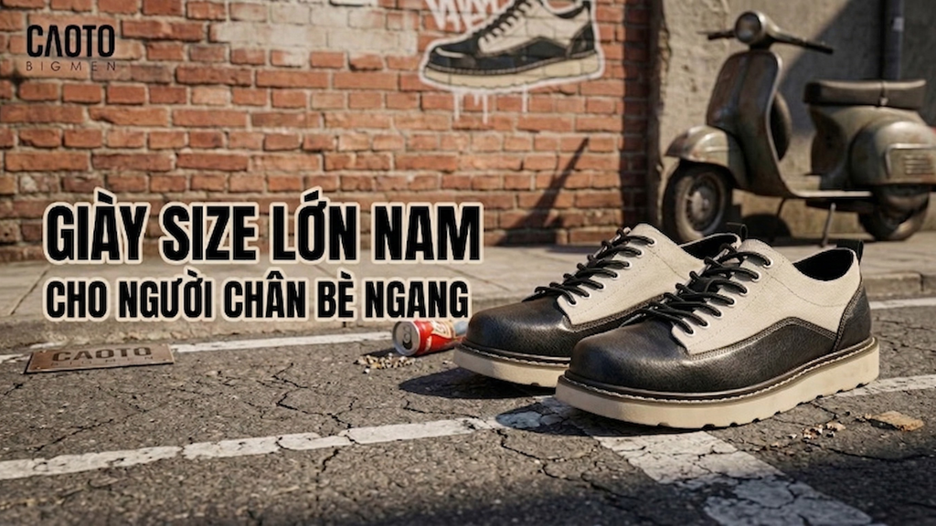 Cách Chọn Giày Cho Nam Chân To Giúp Thon Gọn Và Tôn Dáng Cực Chuẩn