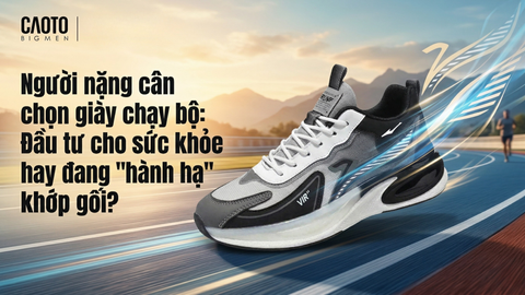Người nặng cân chọn giày chạy bộ: Đầu tư cho sức khỏe hay đang 'hành hạ' khớp gối?