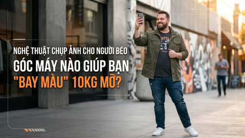 Nghệ thuật chụp ảnh cho người béo: Góc máy nào giúp bạn 