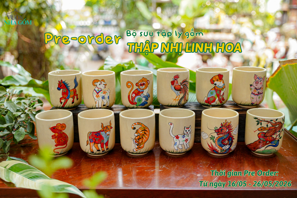 Ra mắt & Pre Order| Bộ ly phiên bản 12 con giáp trong bộ sưu tập 