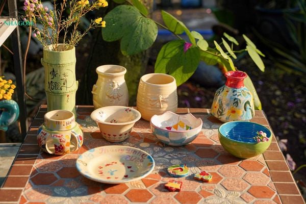 Mấy món xinh yêu này đều là thành quả sau một buổi trải nghiệm workshop tại Vườn đó!