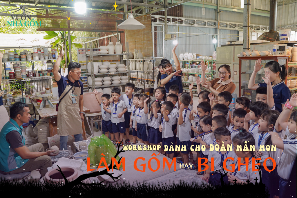 WORKSHOP GỐM MA MỊ – Hành trình“BỊ GHẸO” đáng yêu của các bé