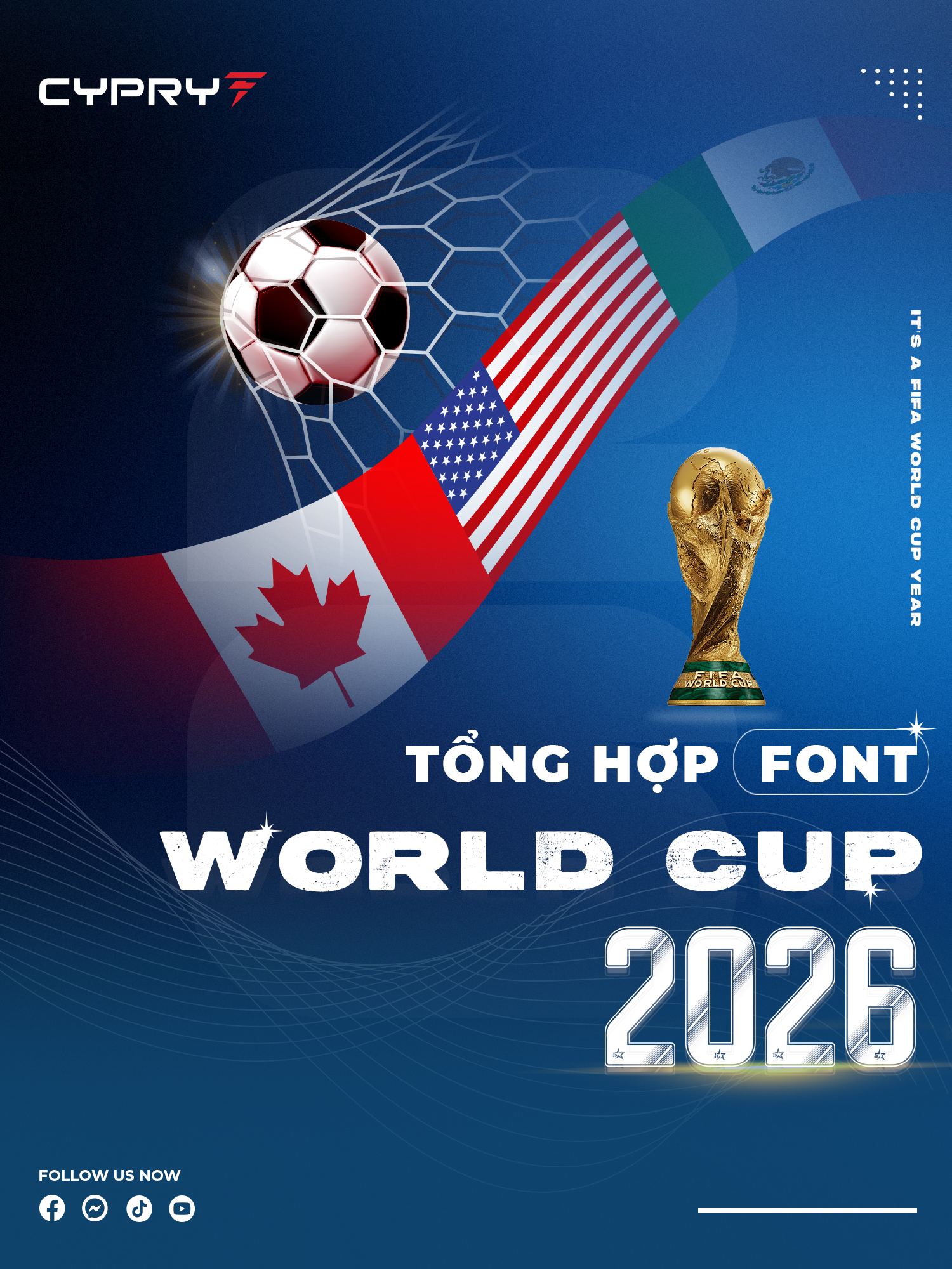 TỔNG HỢP FONT SỐ ÁO – CẢM HỨNG WORLD CUP 2026