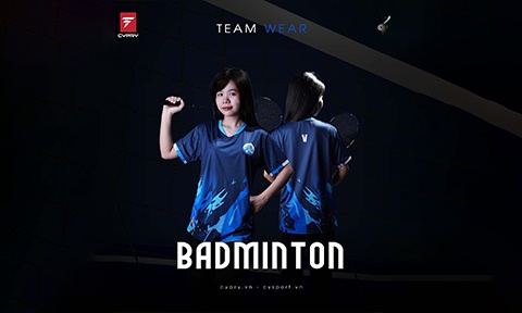 ÁO CẦU LÔNG BADMINTON TEAM JERSEY