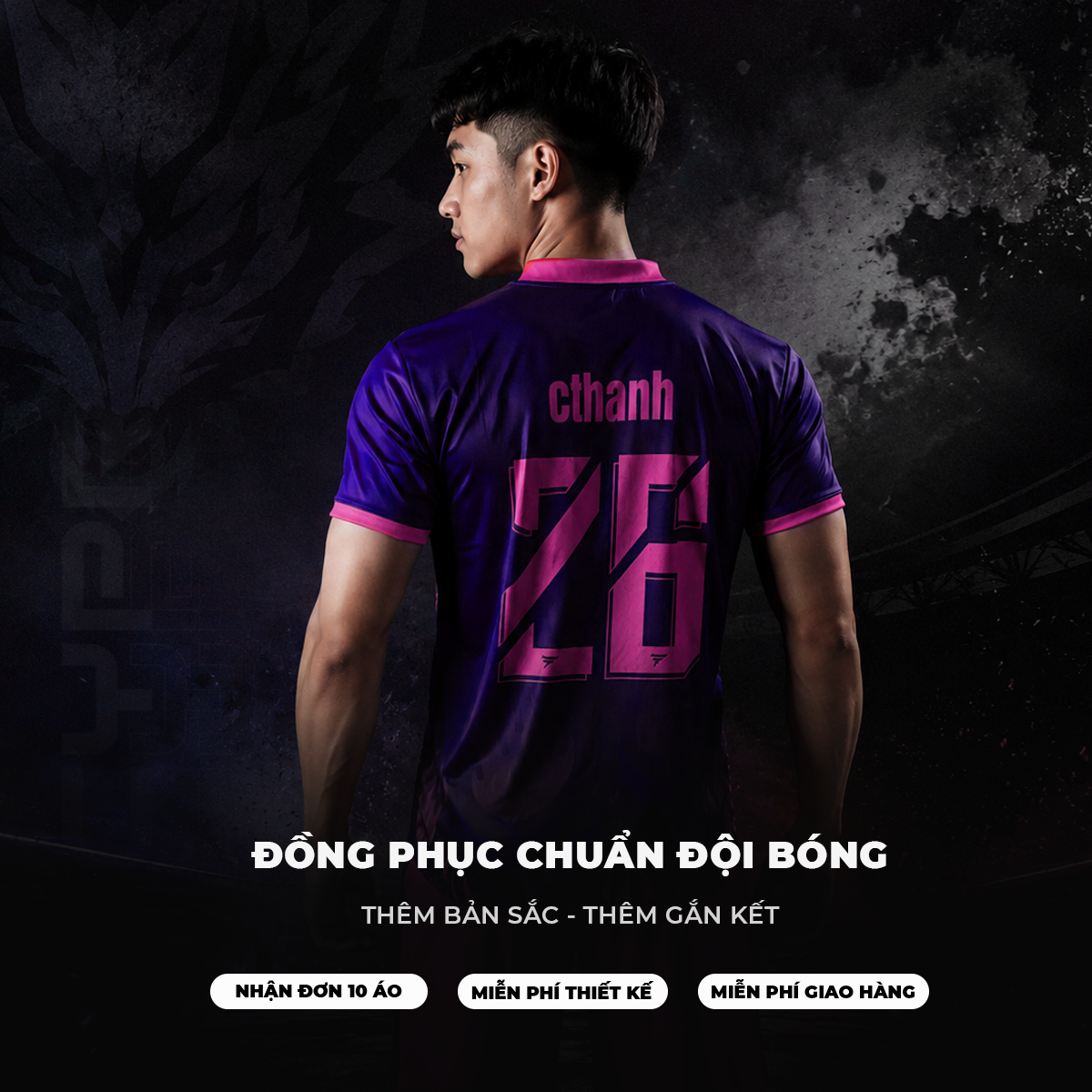 ĐỒNG PHỤC CHUẨN ĐỘI BÓNG CÙNG VIET67