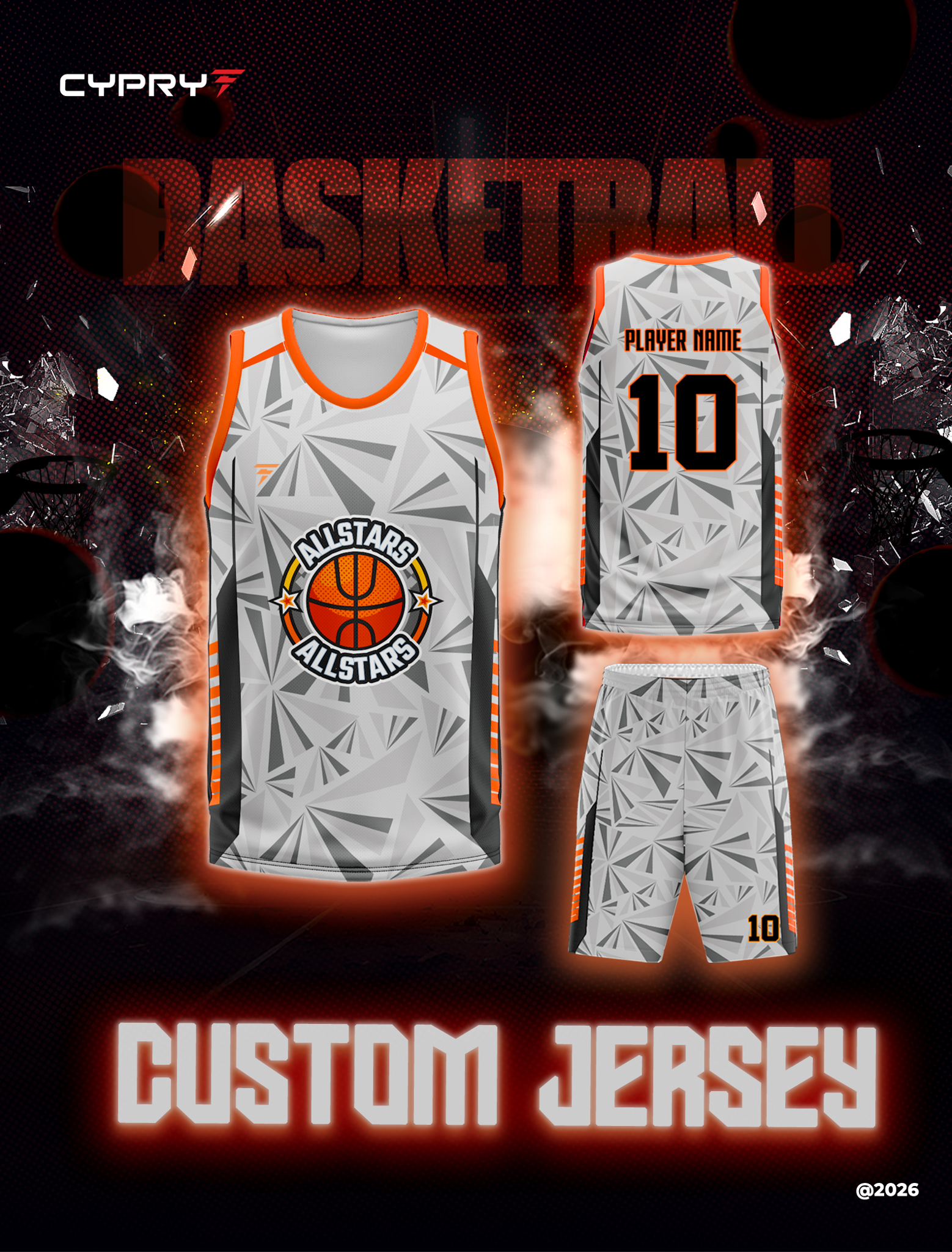 CUSTOM BASKETBALL JERSEY BY CYPRY