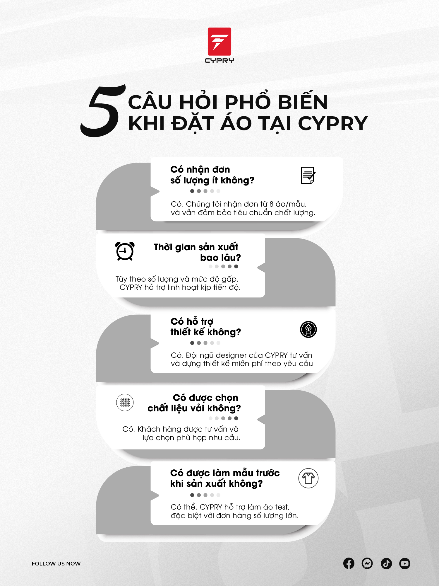 5 CÂU HỎI PHỔ BIẾN KHI ĐẶT ÁO TẠI CYPRY