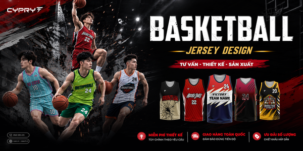 THIẾT KẾ & SẢN XUẤT ĐỒNG PHỤC BÓNG RỔ THEO YÊU CẦU 🏀