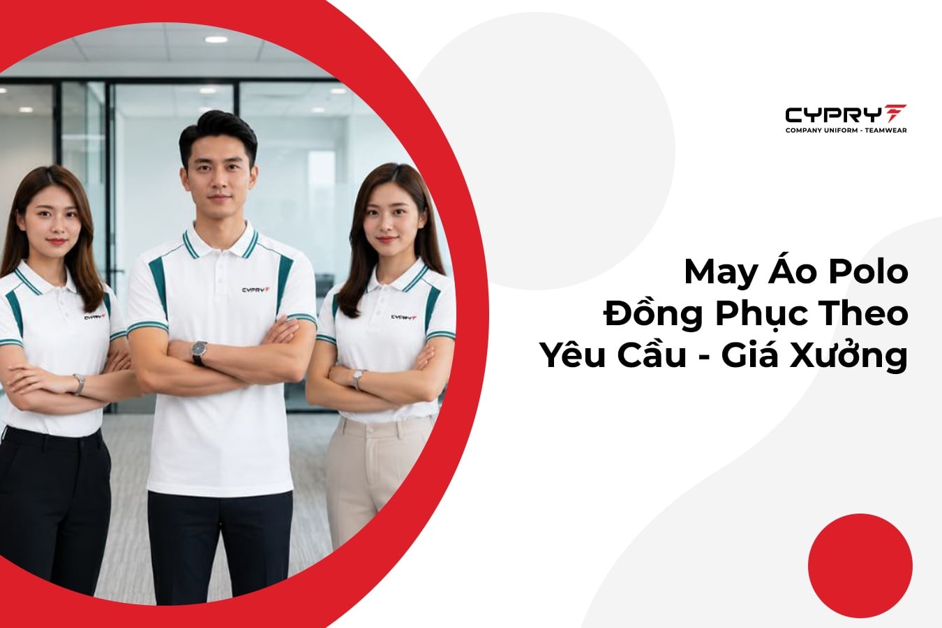 May Áo Polo Đồng Phục Theo Yêu Cầu - Giá Xưởng