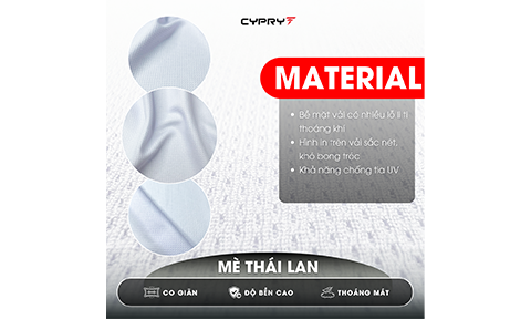 CHẤT LIỆU VẢI MÈ THÁI LAN TẠI CYPRY