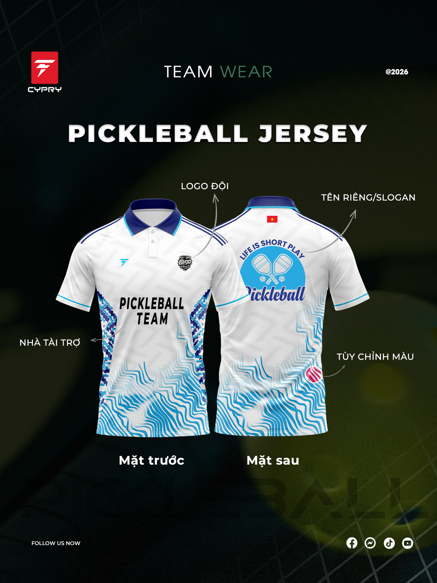 BST PICKLEBALL JERSEY 2026