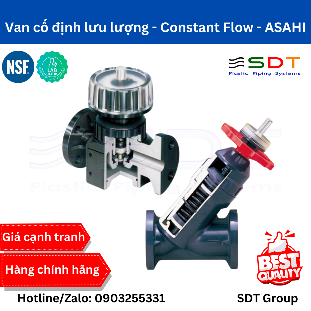 Van điều khiển bằng tay Asahi – Hệ thống van nhựa công nghiệp Nhật Bản | SDT Group