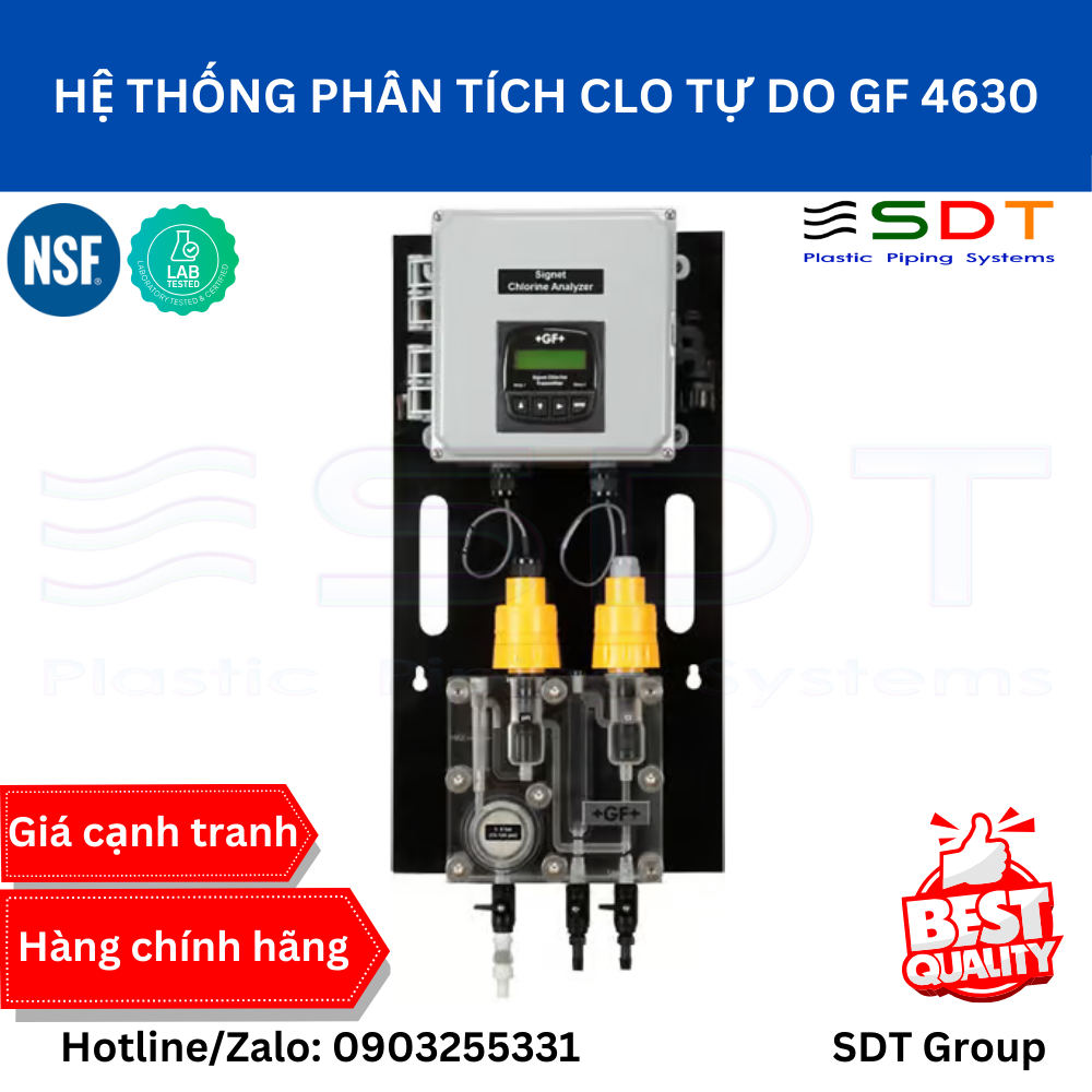 GF Signet 4630 – Hệ thống phân tích Clo tự do chính xác cao