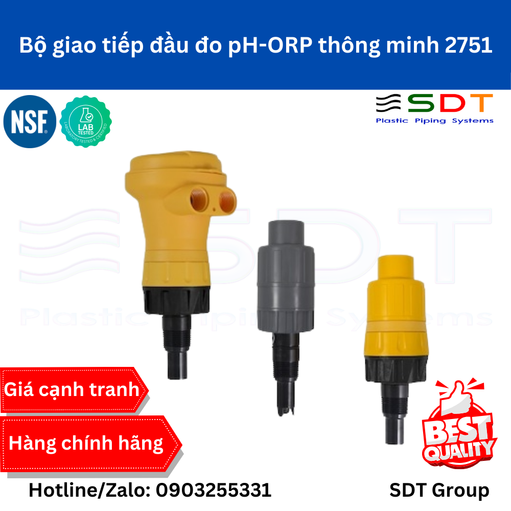 Đầu đo pH GF Signet 2724-2726 kết hợp 2751 DryLoc
