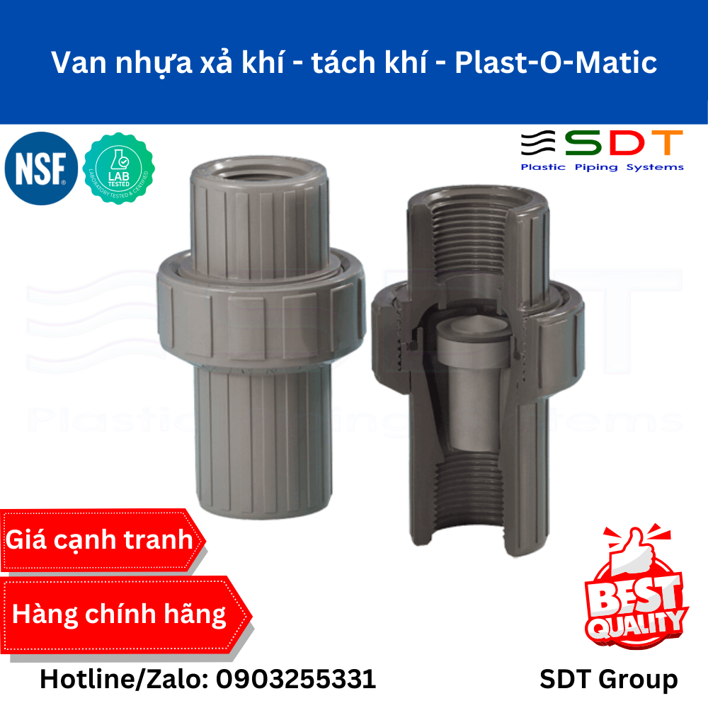 Van nhựa Plast-O-Matic – Tổng hợp sản phẩm van công nghiệp