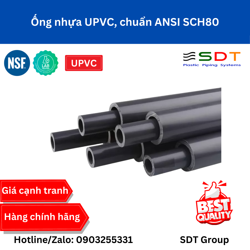 Nhựa UPVC là gì? Ứng dụng trong đời sống & giải pháp đường ống từ SDT Group
