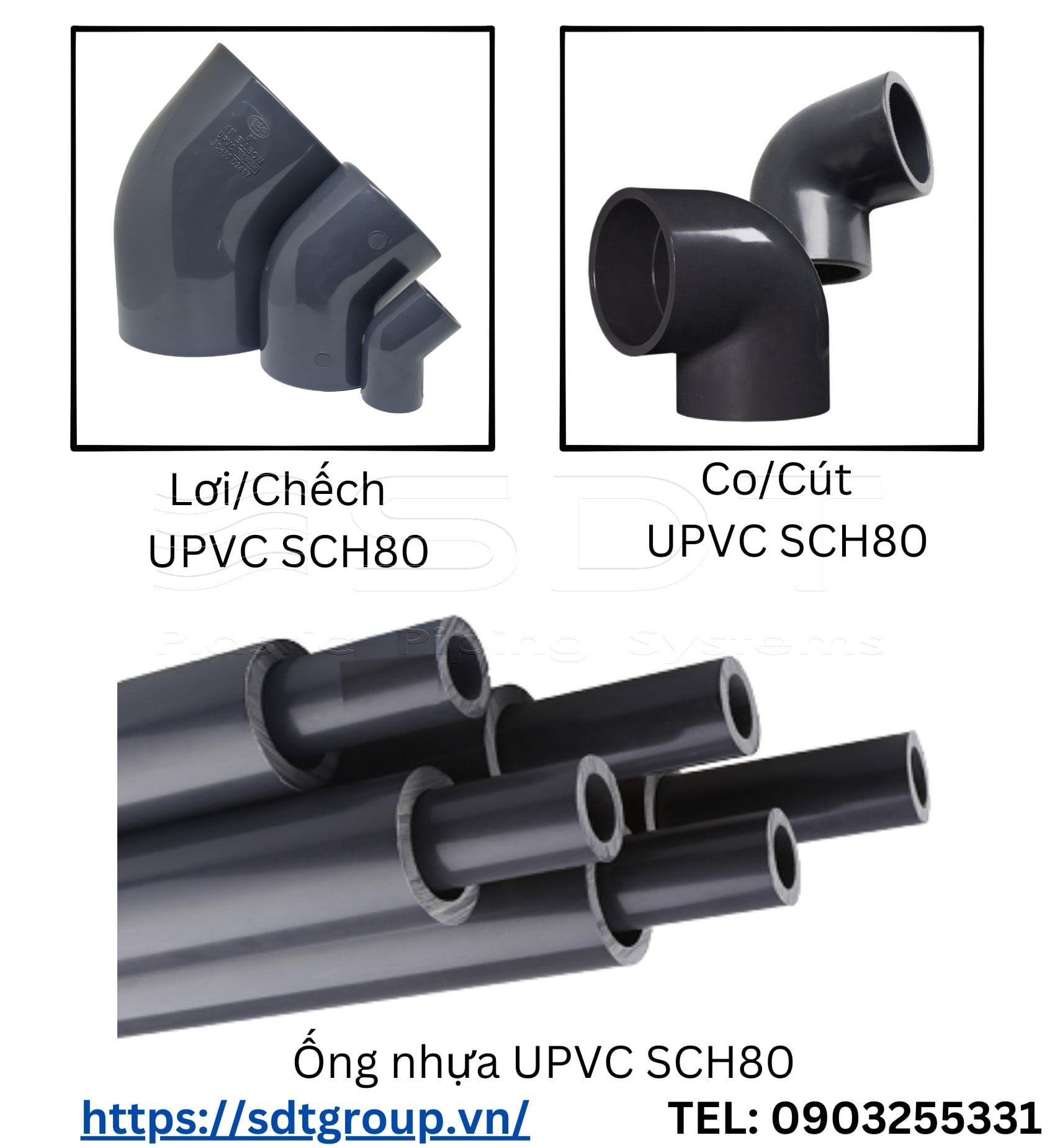 Giới thiệu dòng sản phẩm ống, van và phụ kiện uPVC Sanking