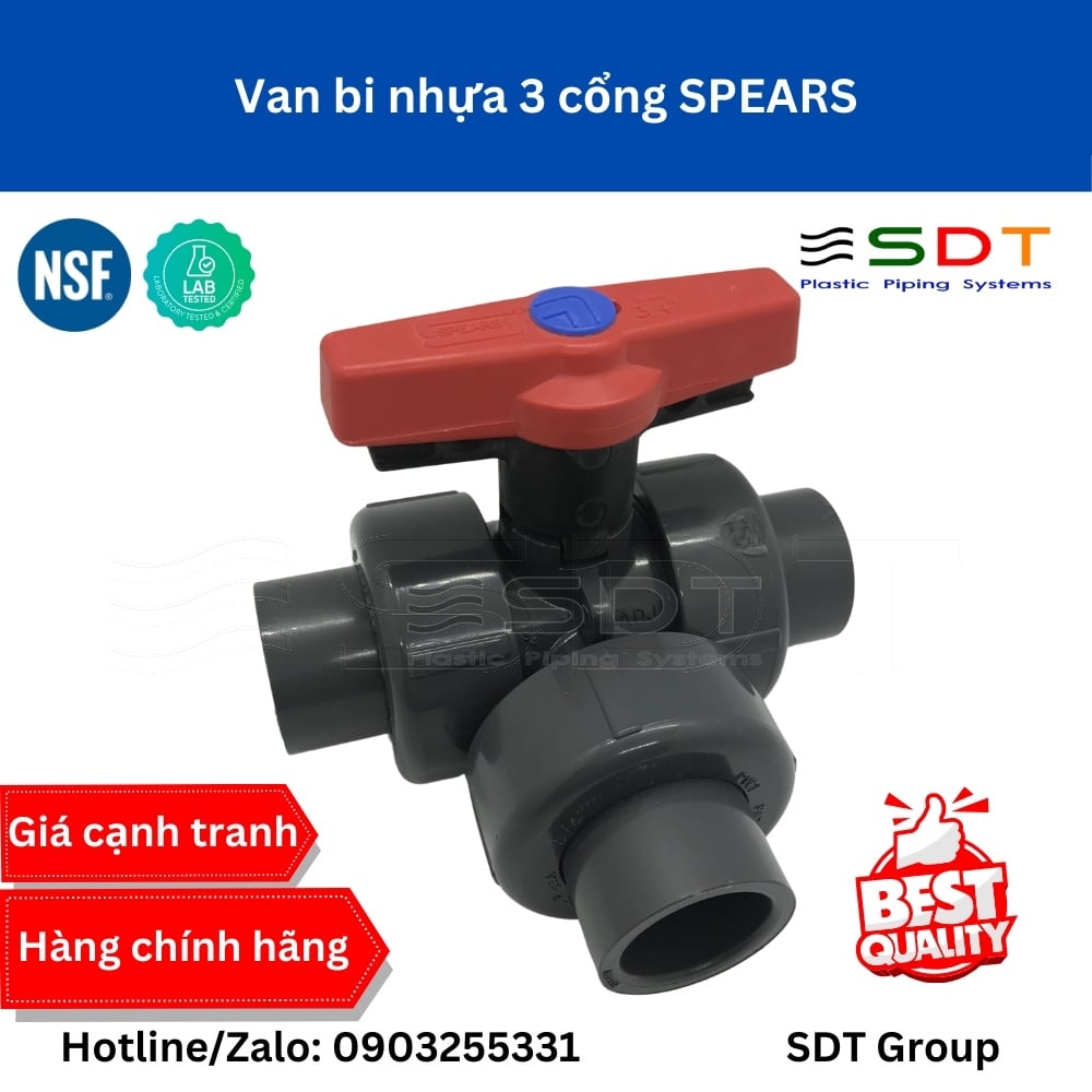 Van nhựa SPEARS – Giải pháp van nhựa công nghiệp chuẩn Mỹ cho hệ thống kỹ thuật